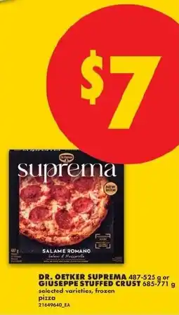 No Frills Dr. Oetker Suprema offer