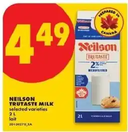 No Frills Neilson trutaste milk offer