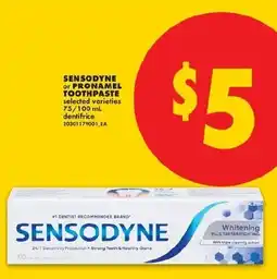No Frills sensodyne toothpaste offer