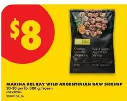 No Frills Marina del ray wild argentinian raw shrimp offer