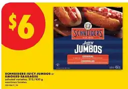 No Frills Schneiders juicy jumbos offer