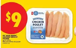 No Frills pc blue menu chicken breast fillets offer