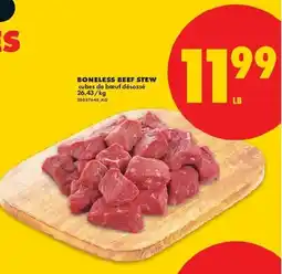 No Frills boneless beef stew offer