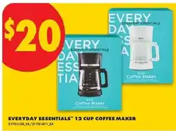 No Frills Everyday Essentials 12 cup coffee maker offer