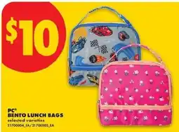 No Frills PC bento lunch bags offer