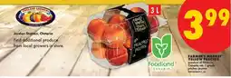 No Frills Farmer's Market yellow peaches offer