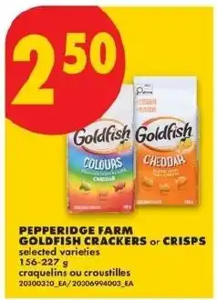 No Frills Pepperidge Farm Goldfish Crackers or Crisps offer
