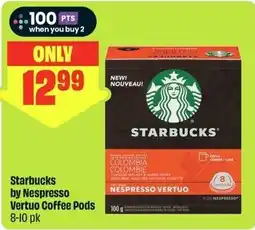 FreshCo Starbucks by Nespresso Vertuo Coffee Pods offer