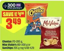 FreshCo Cheetos Cuts Snackies and Miss Vickie's Original Recipe offer