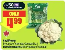 FreshCo Cauliflower Romaine Hearts offer