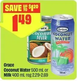 FreshCo Grace Coconut Water or Milk offer