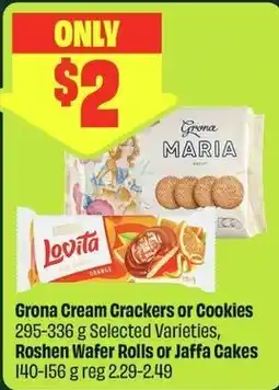 FreshCo Grona Cream Crackers or Cookies offer