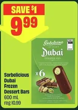 FreshCo Sorbelificious Dubai Frozen Dessert Bars offer
