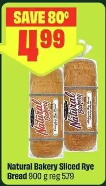 FreshCo Natural Bakery Sliced Rye Bread offer