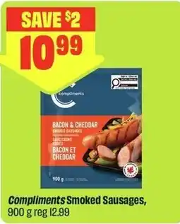 FreshCo Compliments smoked sausages offer