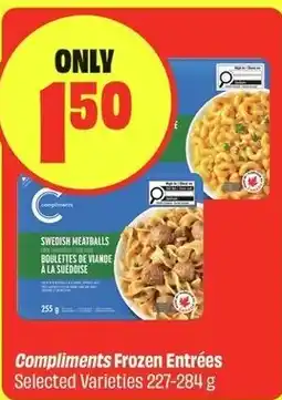 FreshCo Compliments frozen entrées offer