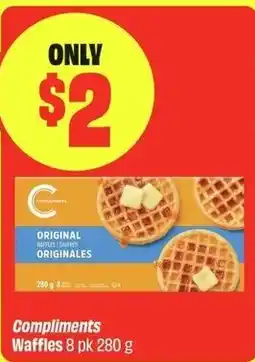 FreshCo Compliments Waffles offer