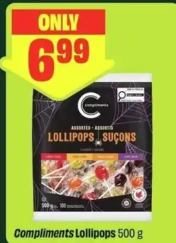 FreshCo Compliments lollipops offer