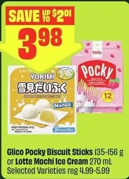 FreshCo Glico Pocky Biscuit Sticks or Lotte Mochi Ice Cream offer