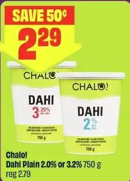 FreshCo Chalo! Dahi Plain 2.0% or 3.2% offer