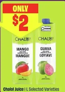 FreshCo Chalo! Juice offer