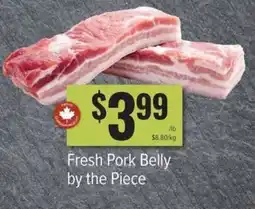 Produce Depot Fresh Pork Belly by the Piece offer