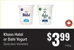 Produce Depot Khaas Halal or Dahi Yogurt offer