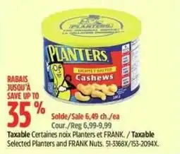 Canadian Tire Planters cashews offer