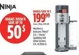 Canadian Tire Ninja Thristi Sparkling Still Drink System offer