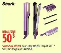 Canadian Tire Shark Silki Hair Straightener offer
