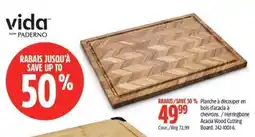 Canadian Tire vida by paderno acacia wood cutting board offer