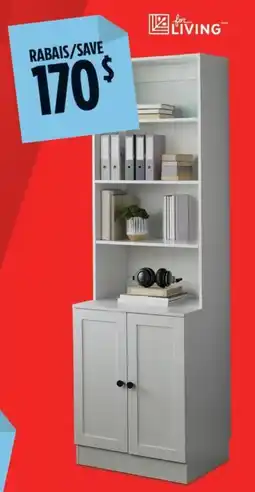 Canadian Tire for living bookcase offer