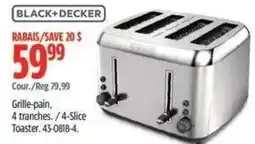 Canadian Tire Black+Decker grille-pain 4 tranches offer