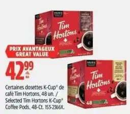 Canadian Tire Tim Hortons K-Cup coffee pods offer