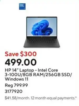 Hp 14" laptop