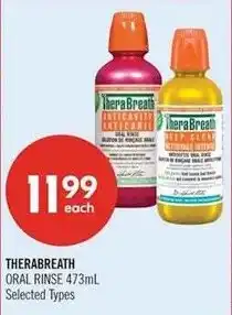 Shoppers Drug Mart TheraBreath oral rinse offer