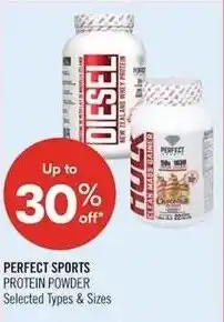 Shoppers Drug Mart Perfect Sports Protein Powder offer