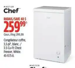 Canadian Tire Master Chef Congélateur coffre offer