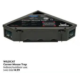 Wildcat corner mouse trap
