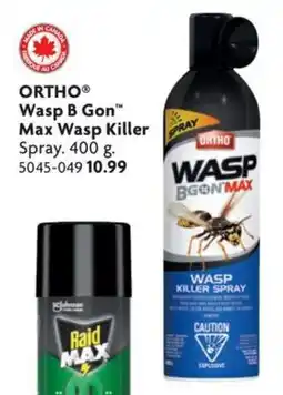 Home Hardware Ortho wasp b gon max wasp killer spray offer