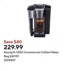 Staples Keurig K-1550 Commercial Coffee Maker offer
