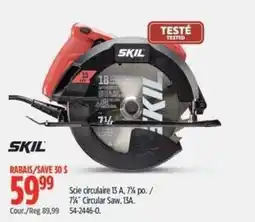 Canadian Tire Skil 7 1/4" circular saw offer