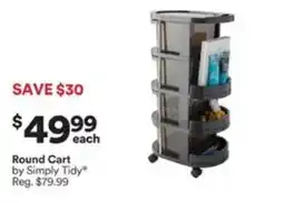 Michaels Round Cart by Simply Tidy offer