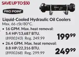 Princess Auto Pro Point liquid-cooled hydraulic oil coolers offer