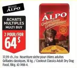 Canadian Tire Alpo cookout classics adult dry dog food offer