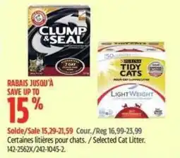 Canadian Tire Selected Cat Litter offer
