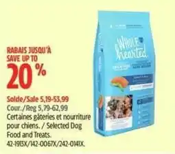 Canadian Tire Wholehearted dog food offer