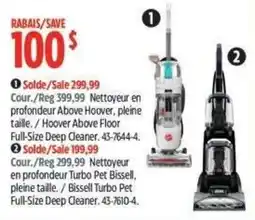 Canadian Tire Hoover Above Floor Full-Size Deep Cleaner offer