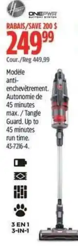 Canadian Tire Hoover ONEPWR battery system offer