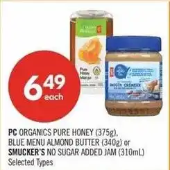 Shoppers Drug Mart pc organics pure honey offer
